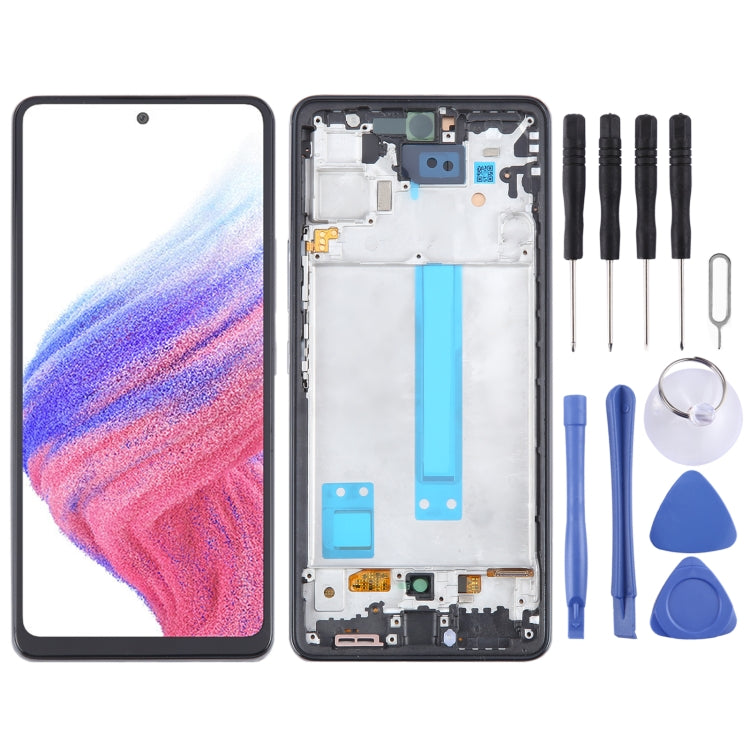 incell LCD Screen For Samsung Galaxy A53 5G SM-A536 Digitizer Full Assembly with Frame,Not Supporting Fingerprint Identification, For Samsung Galaxy A53 5G For Samsung Galaxy A53 5G