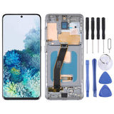 OLED LCD Screen For Samsung Galaxy S20 SM-G980 Digitizer Full Assembly with Frame, For Samsung Galaxy S20 For Samsung Galaxy S20