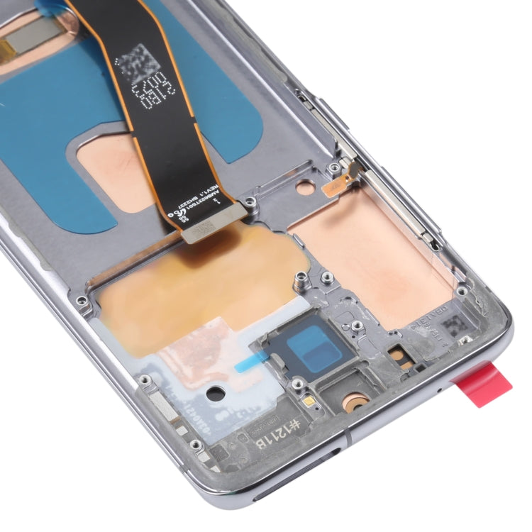 OLED LCD Screen For Samsung Galaxy S20 SM-G980 Digitizer Full Assembly with Frame, For Samsung Galaxy S20