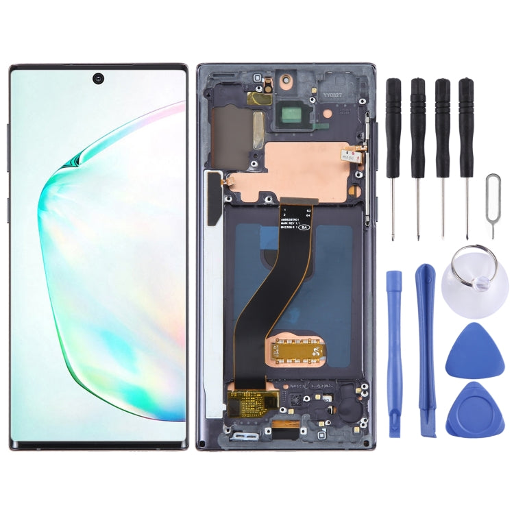 6.28 inch OLED LCD Screen For Samsung Galaxy Note10 SM-N970F Digitizer Full Assembly With Frame, For Samsung Galaxy Note10 SM-N970F