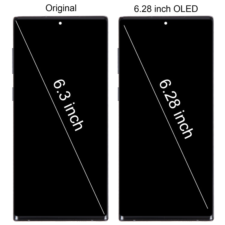 6.28 inch OLED LCD Screen For Samsung Galaxy Note10 SM-N970F Digitizer Full Assembly With Frame, For Samsung Galaxy Note10 SM-N970F