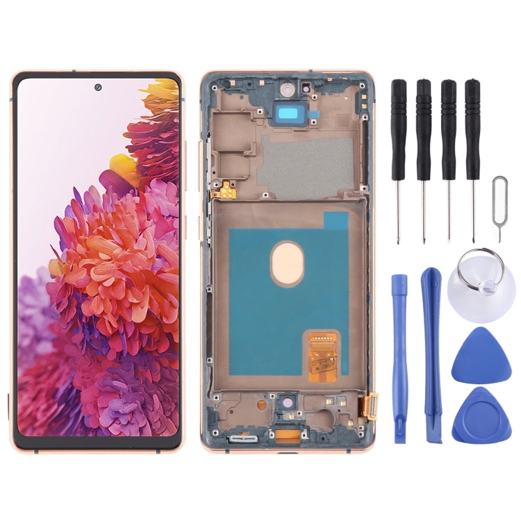 For Samsung Galaxy S20 FE SM-G780F 6.43 inch OLED LCD Screen Digitizer Full Assembly with Frame, For Samsung Galaxy S20 FE 6.43 inch (OLED), For Samsung Galaxy S20 FE 6.43 inch(OLED) For Samsung Galaxy S20 FE 6.43 inch(OLED) Gold