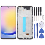 For Samsung Galaxy A25 SM-A256B 6.43 inch OLED LCD Screen Digitizer Full Assembly with Frame, For Samsung Galaxy A25 6.43 inch (OLED) For Samsung Galaxy A25 6.43 inch (OLED)