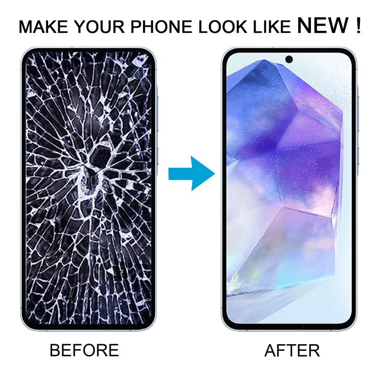 For Samsung Galaxy A55 SM-A556B Original LCD Screen Digitizer Full Assembly with Frame, For Samsung Galaxy A55(Original)