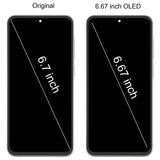 For Samsung Galaxy A56 SM-A566B 6.67 inch OLED LCD Screen Digitizer Full Assembly with Frame