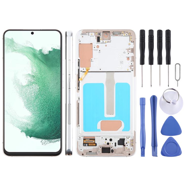 For Samsung Galaxy S22+ SM-S906B 6.43 inch TFT LCD Screen Digitizer Full Assembly with Frame, Not Supporting Fingerprint Identification, For Samsung Galaxy S22+ SM-S906B 6.43 inch(Not Fingerprint) For Samsung Galaxy S22+ SM-S906B 6.43 inch(Not Fingerprint) Silver