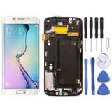 Original LCD Screen and Digitizer Full Assembly with Frame For Samsung Galaxy S6 Edge SM-G925F, For Samsung Galaxy S6 Edge