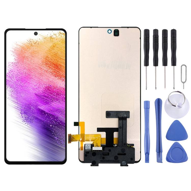 Original LCD Screen and Digitizer Full Assembly For Samsung Galaxy A73, For Samsung Galaxy A73 For Samsung Galaxy A73