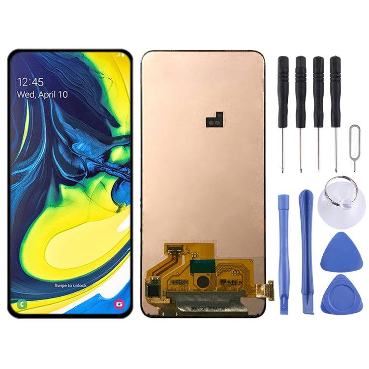 Original LCD Screen and Digitizer Full Assembly For Samsung Galaxy A80, For Samsung Galaxy A80 For Samsung Galaxy A80
