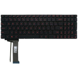 US Version Keyboard with Keyboard Backlight for Asus GL552 GL552J GL552JX GL552V GL552VL GL552VW N552VW N552VX G771JM G771JW, For Asus GL552(Black with Backlight), For Asus GL552(Silver with Backlight)