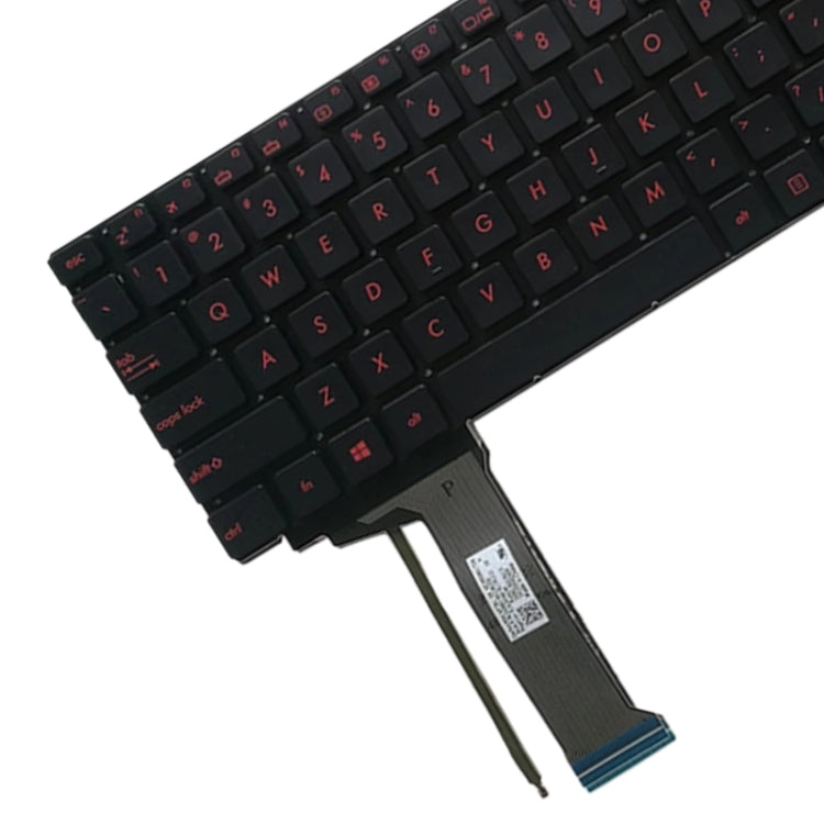 US Version Keyboard with Keyboard Backlight for Asus GL552 GL552J GL552JX GL552V GL552VL GL552VW N552VW N552VX G771JM G771JW, For Asus GL552(Black with Backlight), For Asus GL552(Silver with Backlight)