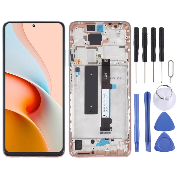 Original LCD Screen and Digitizer Full Assembly with Frame for Xiaomi Redmi Note 9 Pro 5G / Mi 10T Lite 5G M2007J17C M2007J17G, For Xiaomi Redmi Note 9 Pro 5G, For Xiaomi Redmi Note 9 Pro 5G (Original) For Xiaomi Redmi Note 9 Pro 5G (Original) Rose Gold Beach