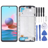 OLED Material LCD Screen and Digitizer Full Assembly With Frame for Xiaomi Redmi Note 10 4G / Redmi Note 10s 4G / Redmi Note 11 SE India / Poco M5s M2101K7AI M2101K7AG M2101K7BG M2101K7BI M2101K7BNY                                                     ... For Xiaomi Redmi Note 10 4G Redmi Note 11 SE India Poco M5s