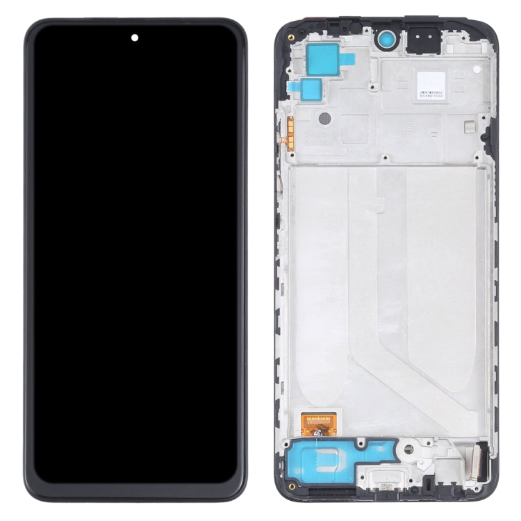 OLED Material LCD Screen and Digitizer Full Assembly With Frame for Xiaomi Redmi Note 10 4G / Redmi Note 10s 4G / Redmi Note 11 SE India / Poco M5s M2101K7AI M2101K7AG M2101K7BG M2101K7BI M2101K7BNY                                                     ...