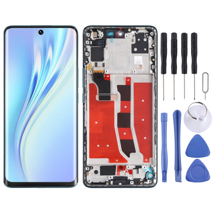 Original LCD Screen and Digitizer Full Assembly with Frame for Honor V40 Lite, For Honor V40 Lite(Original)