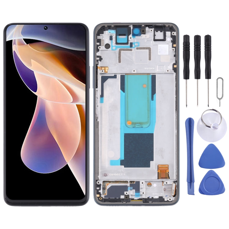 Original LCD Screen and Digitizer Full Assembly with Frame for Xiaomi Redmi Note 11 Pro China/Redmi Note 11 Pro+ 5G/11i/11i HyperCharge, For Xiaomi Redmi Note 11 Pro China(Original) For Xiaomi Redmi Note 11 Pro China(Original) Green