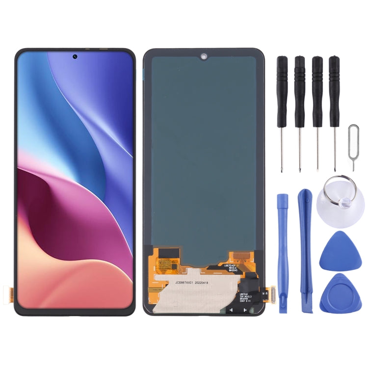 OLED Material LCD Screen and Digitizer Full Assembly For Xiaomi Redmi K40/Redmi K40 Pro/Redmi K40 Pro+/11i/11X/11X Pro/Poco F3/Black Shark 4/Black Shark 4 Pro/Black Shark 4S/Black Shark 4S Pro, For Xiaomi Redmi K40 For Xiaomi Redmi K40