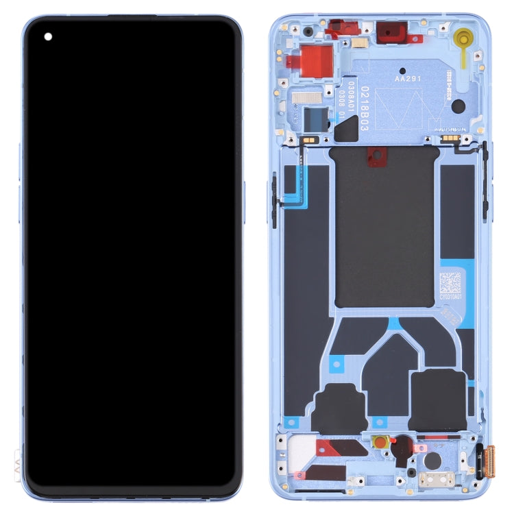 Original LCD Screen and Digitizer Full Assembly with Frame For OPPO Reno7 5G China PFJM10, For OPPO Reno7 5G China
