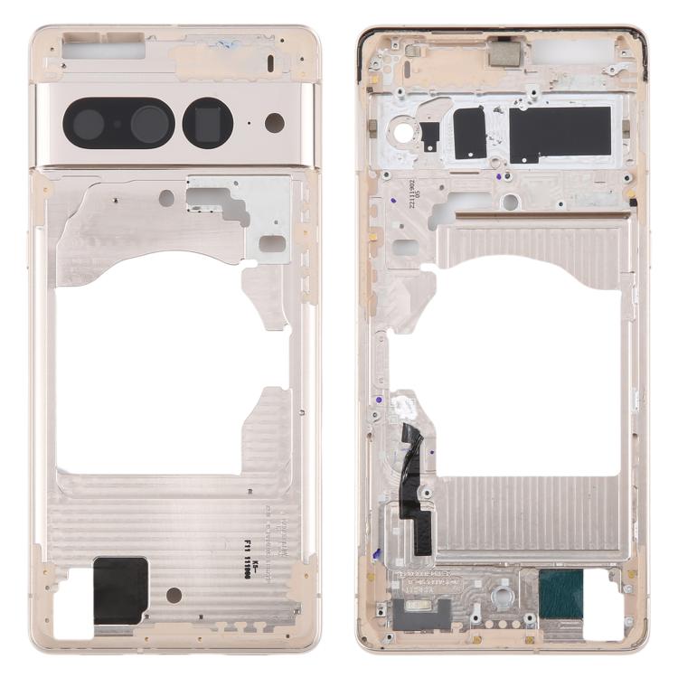 For Google Pixel 7 Pro Front Housing LCD Frame Bezel Plate, For Google Pixel 7 Pro, For Google Pixel 7 Pro (Gold)