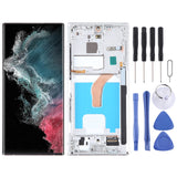 OLED LCD Screen For Samsung Galaxy S22 Ultra 5G SM-S908B Digitizer Full Assembly with Frame, For Samsung Galaxy S22 Ultra 5G(EU Edition), For Samsung Galaxy S22 Ultra 5G(6.78 inch OLED ), For Samsung Galaxy S22 Ultra 5G For Samsung Galaxy S22 Ultra 5G(6.78 inch OLED ) Silver