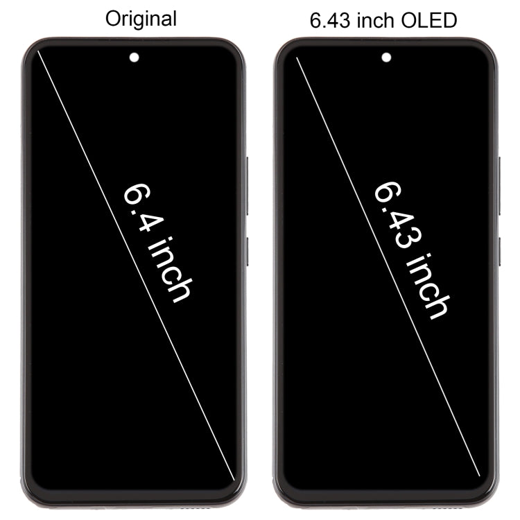 For Samsung Galaxy A54 5G SM-A546 OLED LCD Screen Digitizer Full Assembly with Frame, For Samsung Galaxy A54 5G 6.43 inch