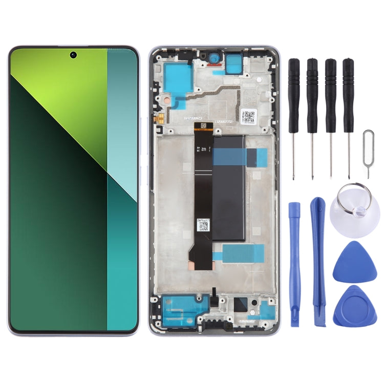 For Xiaomi Redmi Note 13 Pro 5G Original AMOLED Material LCD Screen Digitizer Full Assembly with Frame, For Xiaomi Redmi Note 13 Pro 5G(Original)