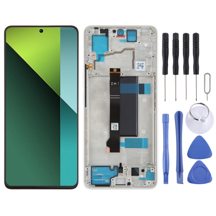For Xiaomi Redmi Note 13 Pro 5G Original AMOLED Material LCD Screen Digitizer Full Assembly with Frame, For Xiaomi Redmi Note 13 Pro 5G(Original)