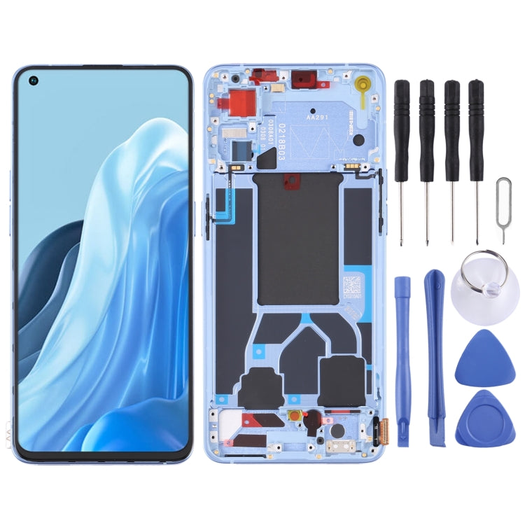 Original LCD Screen For OPPO Reno7 Pro 5G Digitizer Full Assembly with Frame, For OPPO Reno7 Pro 5G