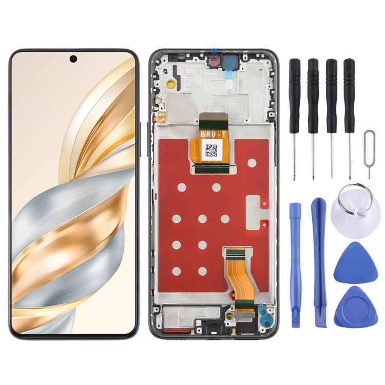 For Honor X60 Original LCD Screen Digitizer Full Assembly with Frame, For Honor X60 (Original)