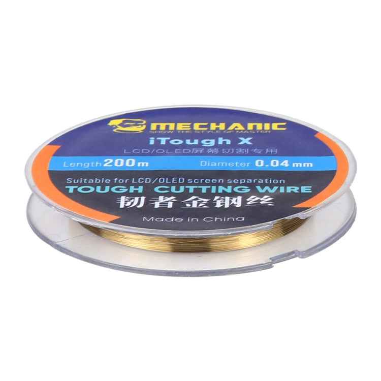 Mechanic iTough X 200M 0.04MM LCD OLED Screen Cutting Wire, Mechanic 0.04MM 200M