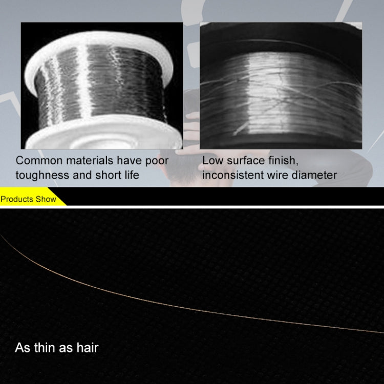 Mechanic iTough X 200M 0.04MM LCD OLED Screen Cutting Wire, Mechanic 0.04MM 200M