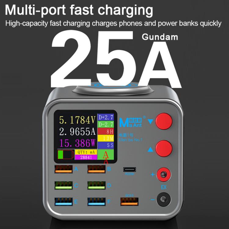 MaAnt Dianba NO.1 Multi-port Wireless USB PD Charger, US Plug, Dianba NO.1, US Plug, Dianba NO.1, EU Plug