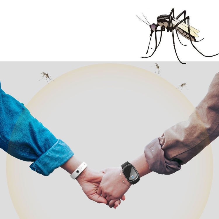 Smart ultrasonic Mosquito Repellent Bracelet, CG2 Black