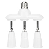 1 to 2/3/4/5 E27 to E27 Socket Distributor Adjustable Converter E27 LED Bulb Holder, 2 in 1, 3 in 1, 4 in 1, 5 in 1 3 in 1