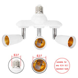 1 to 2/3/4/5 E27 to E27 Socket Distributor Adjustable Converter E27 LED Bulb Holder, 2 in 1, 3 in 1, 4 in 1, 5 in 1