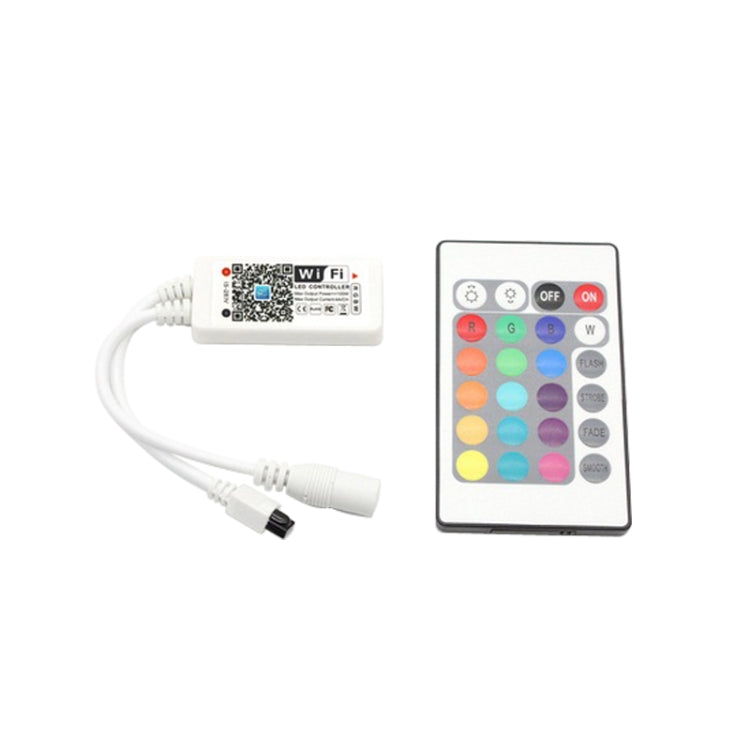 Smart Phone Control Music and Timer Mode Home Mini WIFI LED RGB Controller, RGB Controller, RGB IR Controller, RGBW IR Controller, RGBW Controller