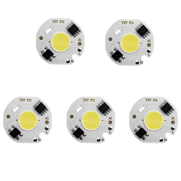 COB LED Light Chip AC 220V LED Bulb Light Intelligent IC Driver Bulb Light DIY Spotlight Downlight Chip Outdoor Flood Light, 5 pcs, 10 pcs