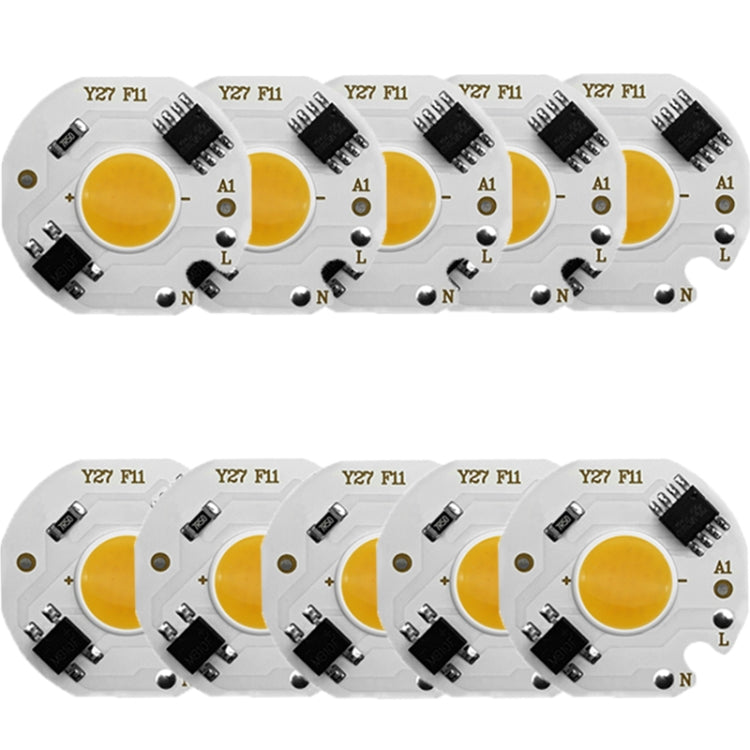 COB LED Light Chip AC 220V LED Bulb Light Intelligent IC Driver Bulb Light DIY Spotlight Downlight Chip Outdoor Flood Light, 5 pcs, 10 pcs