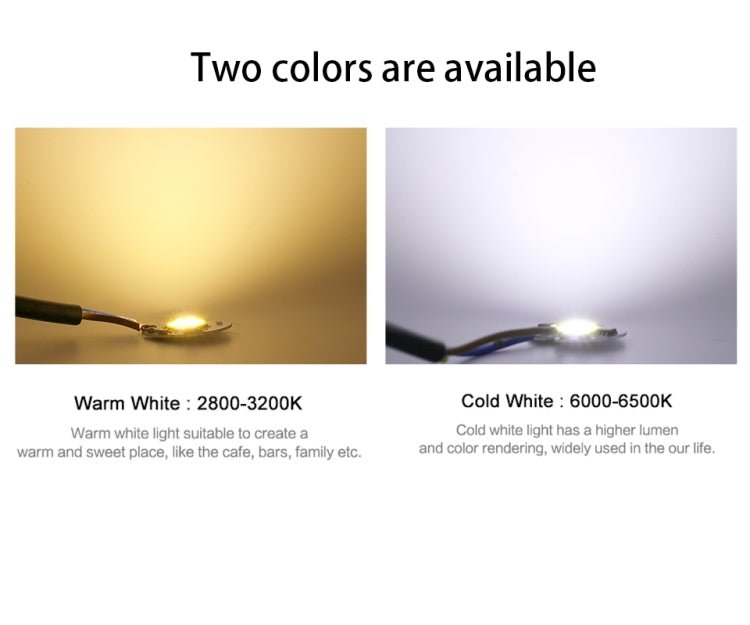 COB LED Light Chip AC 220V LED Bulb Light Intelligent IC Driver Bulb Light DIY Spotlight Downlight Chip Outdoor Flood Light, 5 pcs, 10 pcs