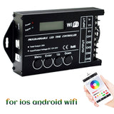 TC421 20A WiFi Programmable 5CH RGB LED Time Controller for Aquarium, Fish Tank, Plant Growth, DC 12-24V