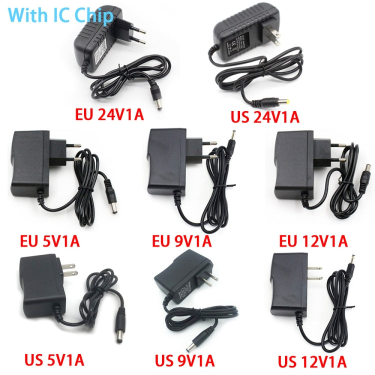 100-240V AC to DC IC Power Charger Adapter 5V 9V 12V 24V 1A, IC EU 5V1A, IC EU 9V1A, IC EU 12V1A, IC EU 24V1A, IC US 5V1A, IC US 9V1A, IC US 12V1A, IC US 24V1A