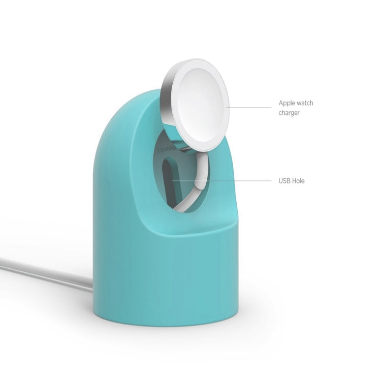 Retro Round Base Silicone Bracket For Apple Watch