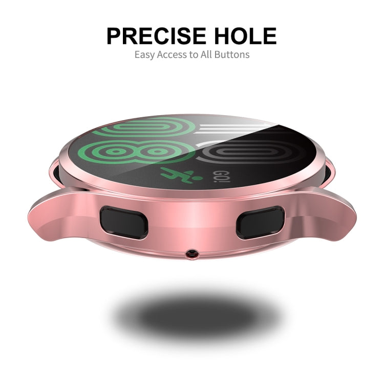 For Samsung Galaxy Watch4 40mm ENKAY Hat-Prince Full Coverage Electroplated Soft TPU Case with Screen Protection