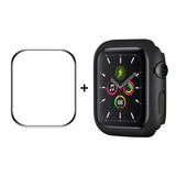 ENKAY Hat-Prince PC Frame + Full Coverage PMMA HD Screen Protector Film for Apple Watch Series 9 / 8 / 7 41mm