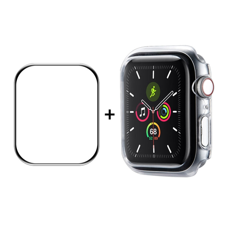 ENKAY Hat-Prince PC Frame + Full Coverage PMMA HD Screen Protector Film for Apple Watch Series 9 / 8 / 7 41mm