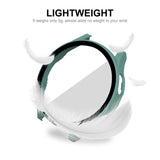 ENKAY Hat-Prince Full Coverage PC Frame + Tempered Glass Protector Composite Case for Samsung Galaxy Watch4 40mm