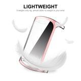 For Fitbit Charge 5/ Charge 6 ENKAY Hat-Prince Full Coverage Electroplated Soft TPU Case Scratch Resistant Cover