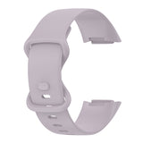 For Fitbit Charge 5 Monochromatic Silica Gel To Replace Watch Strap, Size：Large Size, Size: Small Size