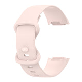 For Fitbit Charge 5 Monochromatic Silica Gel To Replace Watch Strap, Size：Large Size, Size: Small Size