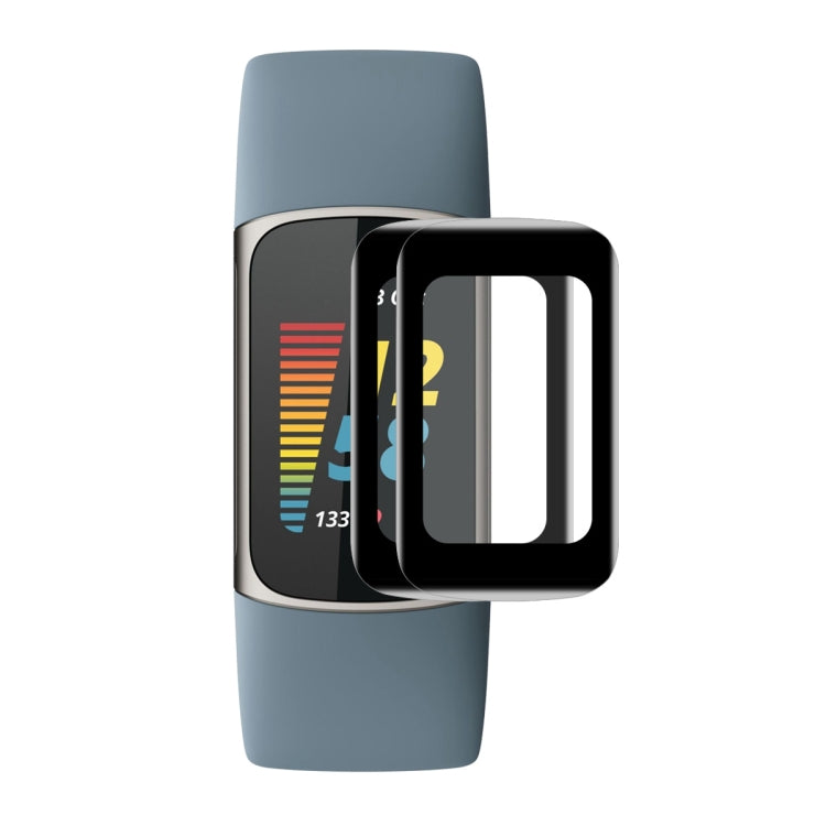 For Fitbit Charge 5 / Charge 6 ENKAY Hat-Prince 3D Curved Edge PC Edge PMMA HD Screen Film, 1 PC, 2 PCS, 5 PCS, 10 PCS